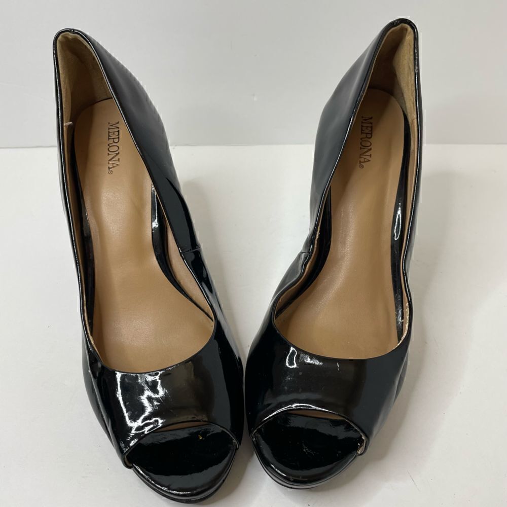 Merona| 8Medium| Patent leather | peep toe| Basic Pump - Picture 11 of 11